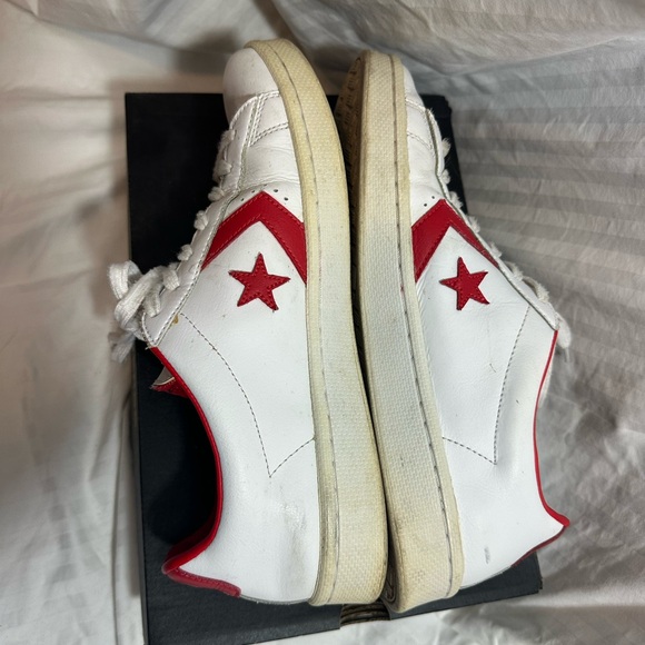 Used Converse pro leather 76 low white casino/ white 157423C - Picture 6 of 9